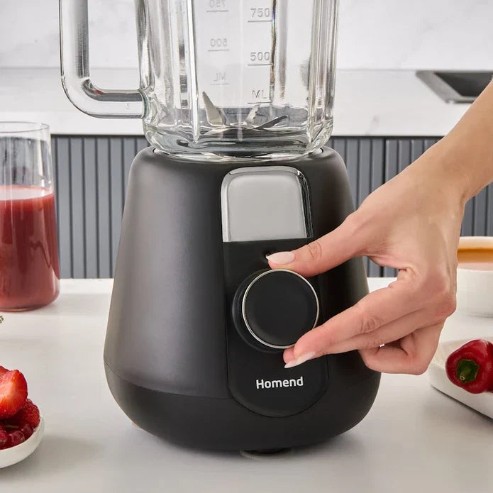 Homend Vintage Blendsetter 4927H Smoothie Blender Siyah 1000W
