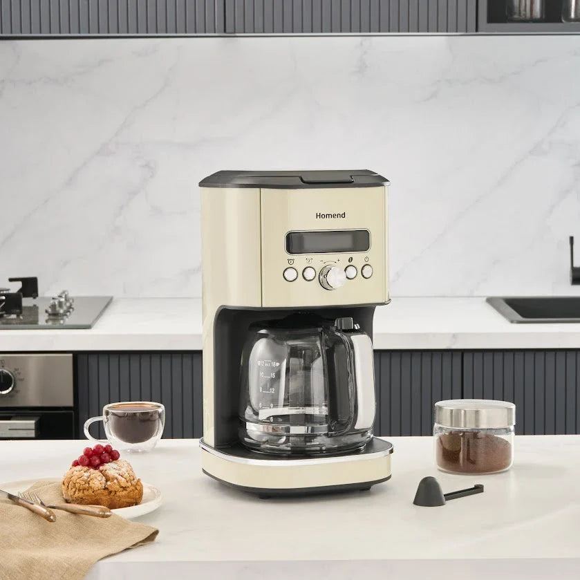 Homend Vintage Coffeebreak 5027H Filtre Kahve Makinesi Krem