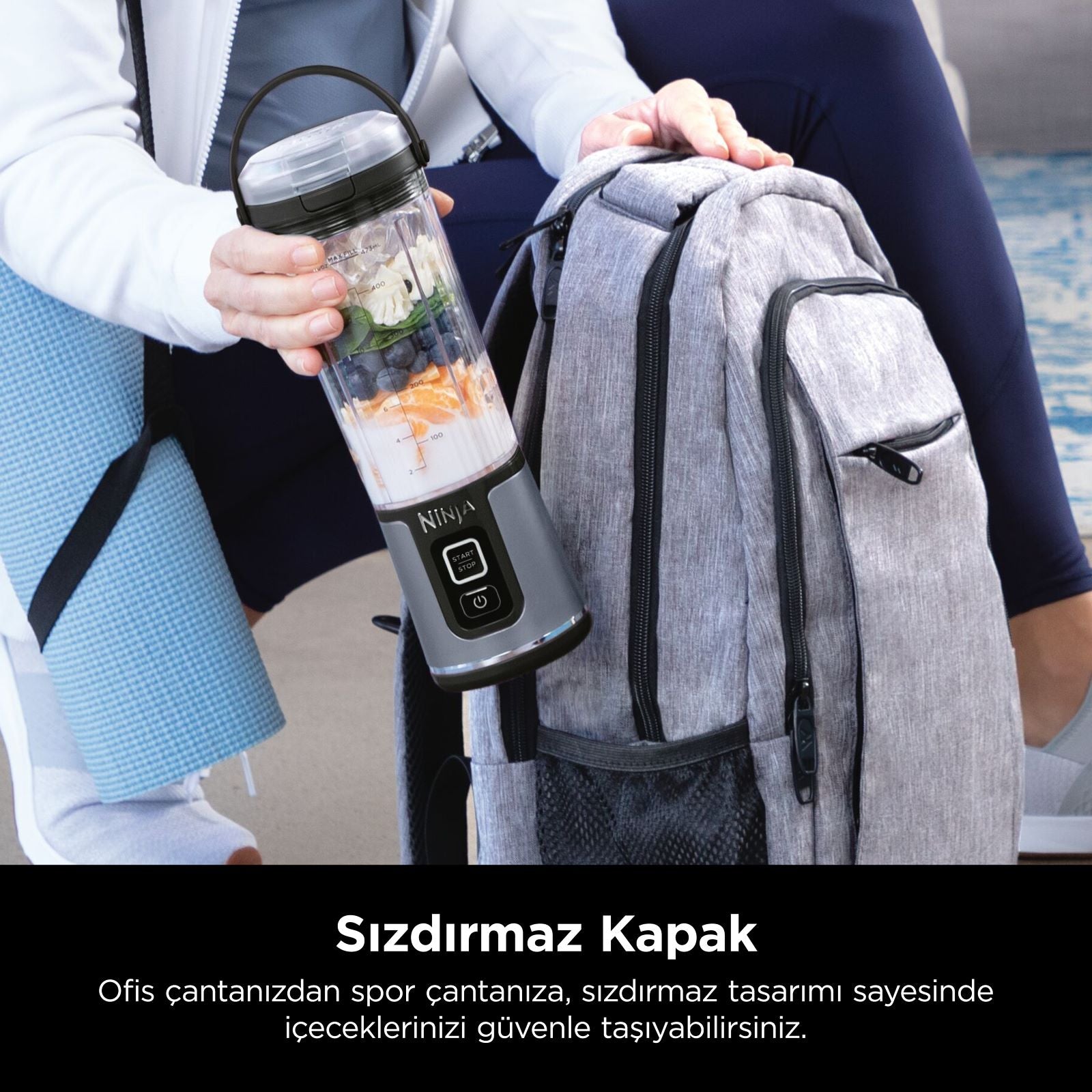 Ninja Blast™ Taşınabilir Blender - Siyah