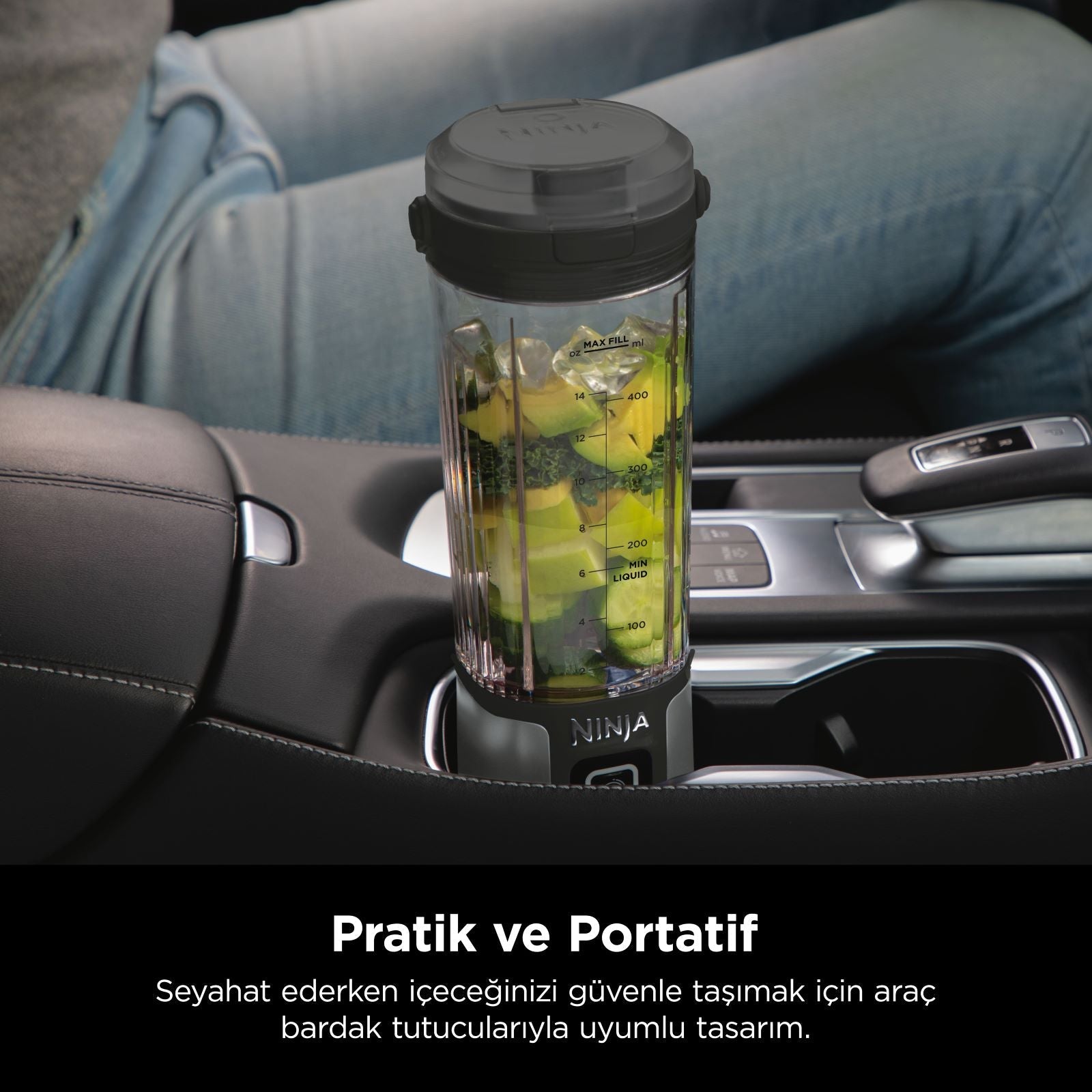 Ninja Blast™ Taşınabilir Blender - Siyah