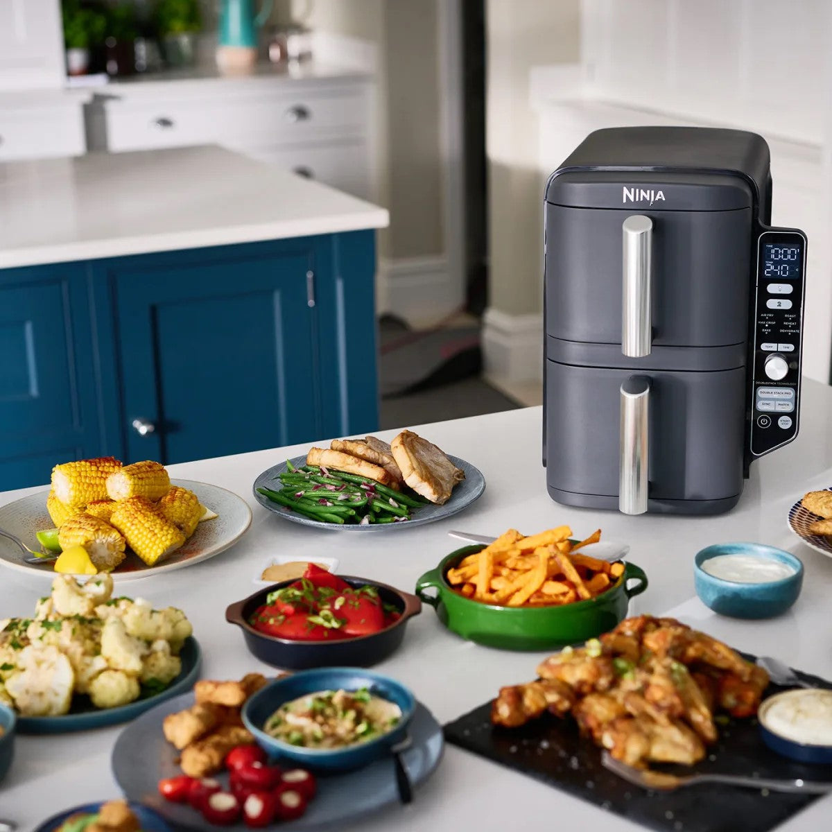 Ninja Double Stack Çift Hazneli XL Air Fryer 9.5L