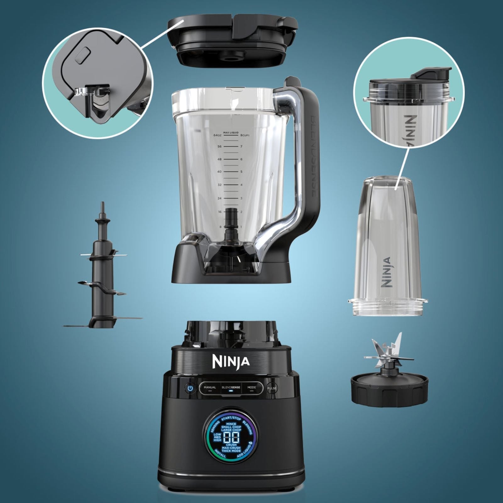 Ninja Detect™ Duo® Power Blender Smoothie Maker + BlendSense™