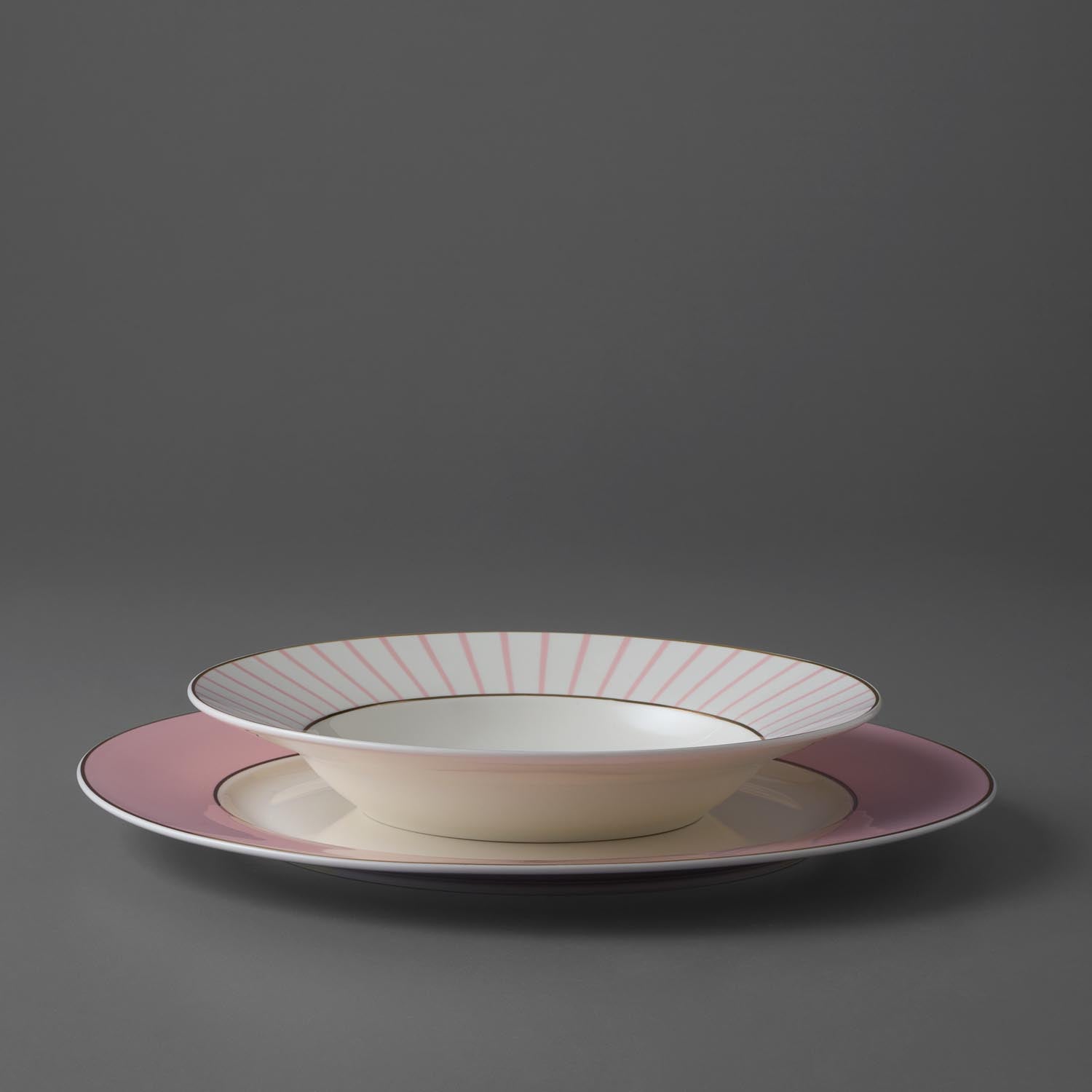 Jumbo Navy 24 Parça 6 Kişilik Yemek Takımı Pink