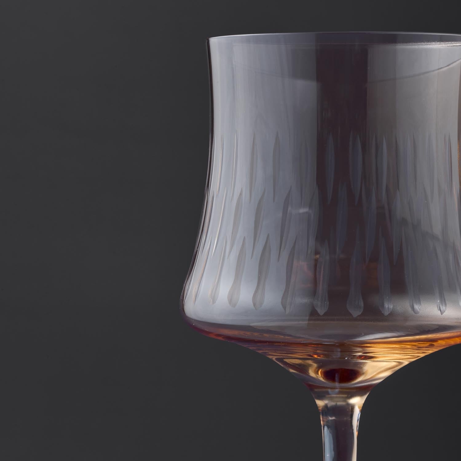 Jumbo Sandy Amber 6'lı Kadeh Takımı