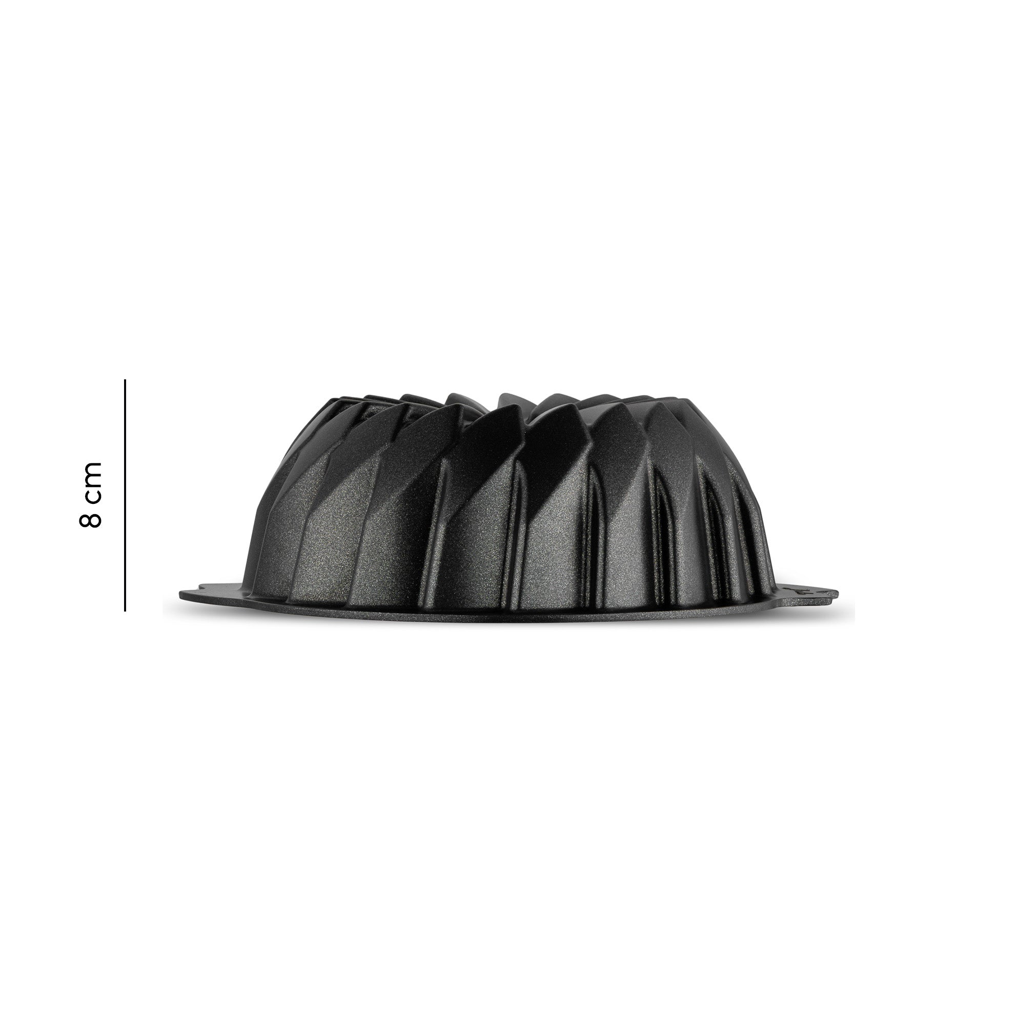 Jumbo Shark Swiss Black Yuvarlak Kek Kalıbı