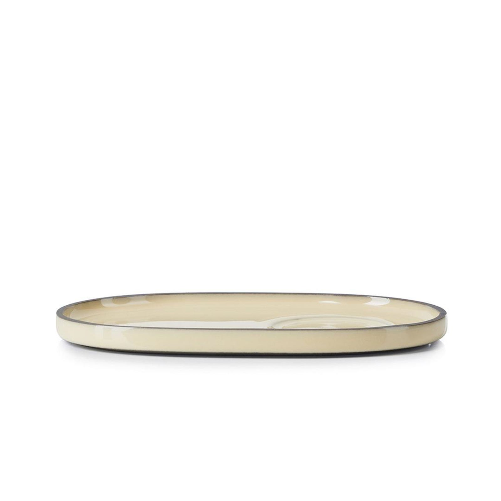 Revol Caractere Gourmet Açık Kahverengi Fincan Tabağı - 18x11 cm