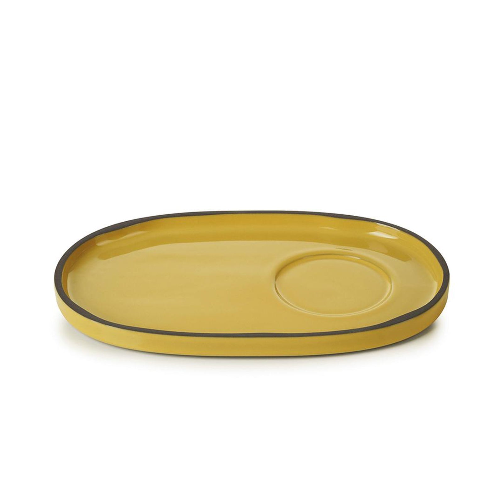 Revol Caractere Gourmet Hardal Fincan Tabağı 18x11cm