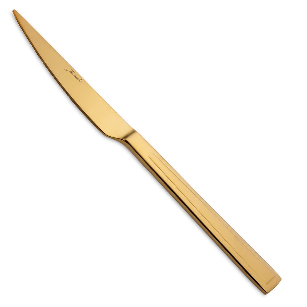 Jumbo Athena Titanyum Gold 6 Kişilik 18 Parça Çatal Kaşık Bıçak Takımı