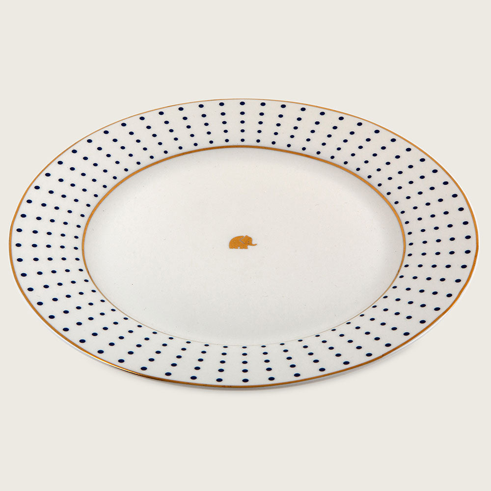 Jumbo Navy 24 Parça 6 Kişilik Yemek Takımı Blue