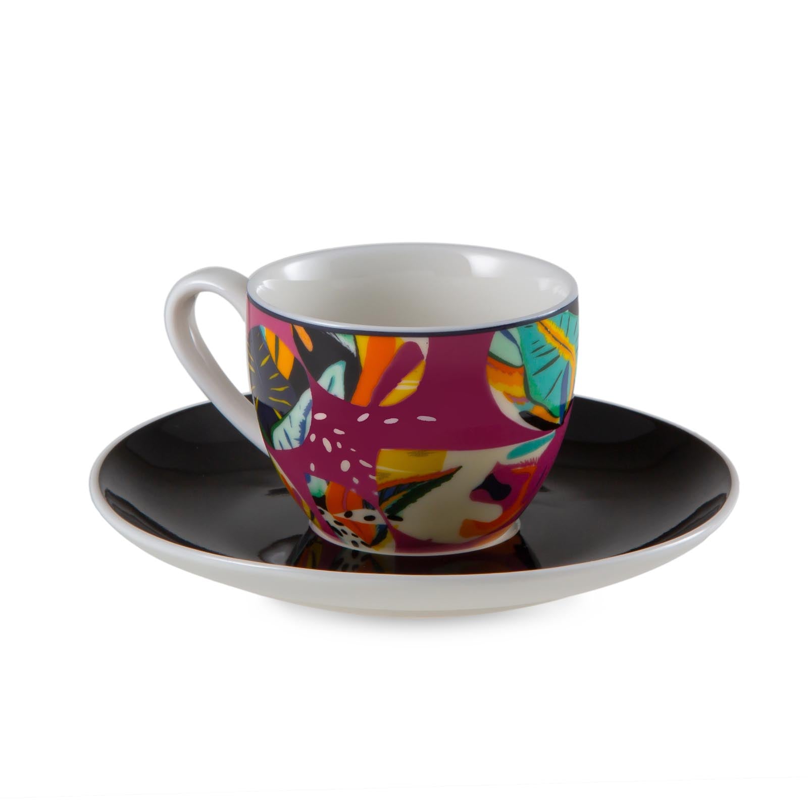 Jumbo Fiori 4'lü Kahve Fincan Takımı 90 ml