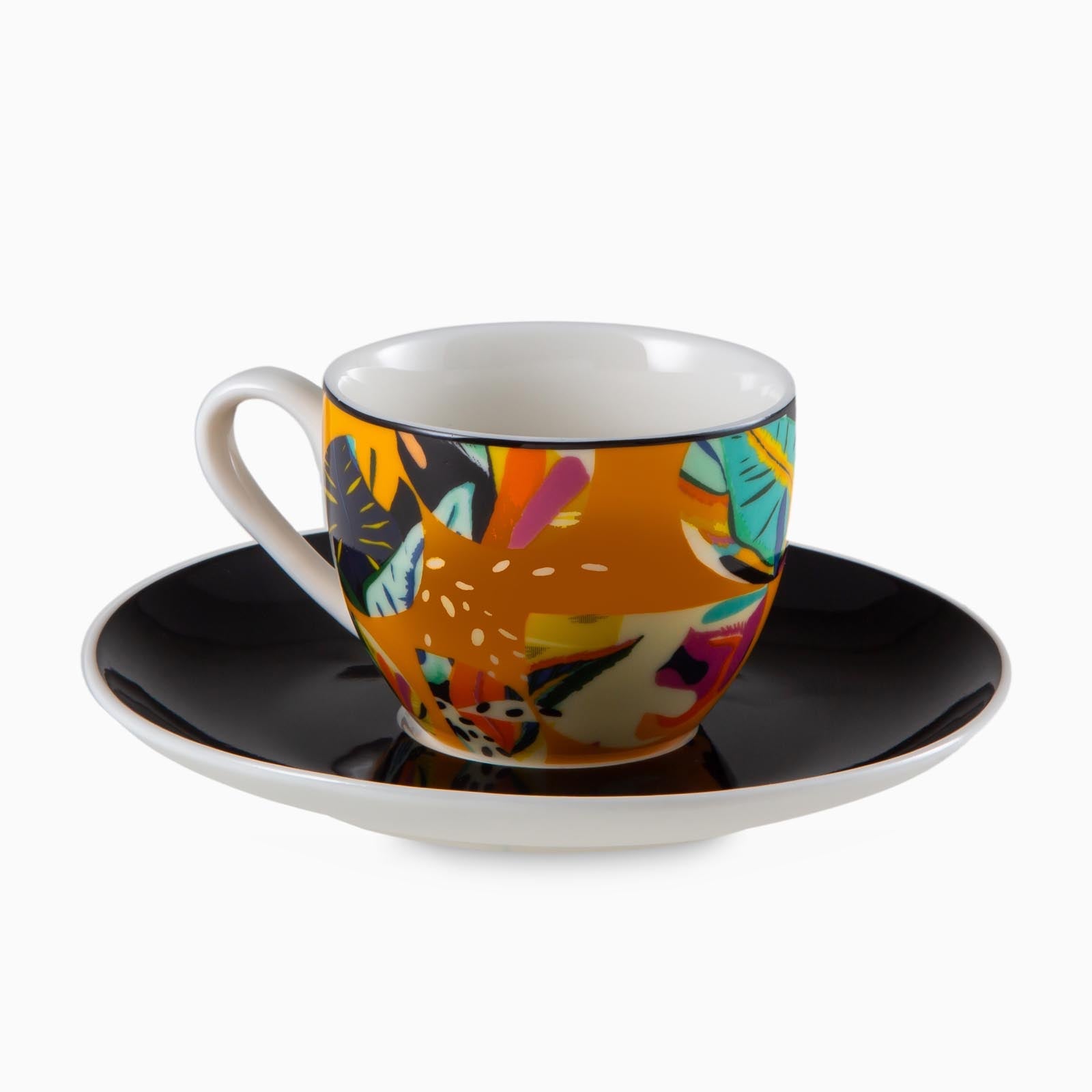 Jumbo Fiori 4'lü Kahve Fincan Takımı 90 ml