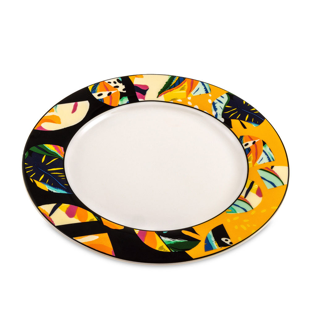 Jumbo Fiori 4'lü Pasta Tabağı 20 cm