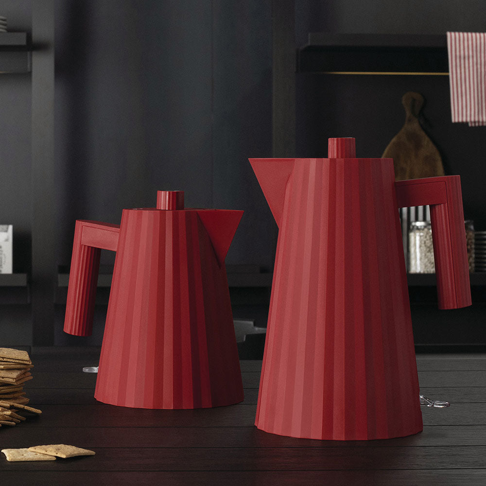 Alessi Plisse Kırmızı Elektrikli Kettle 1 lt