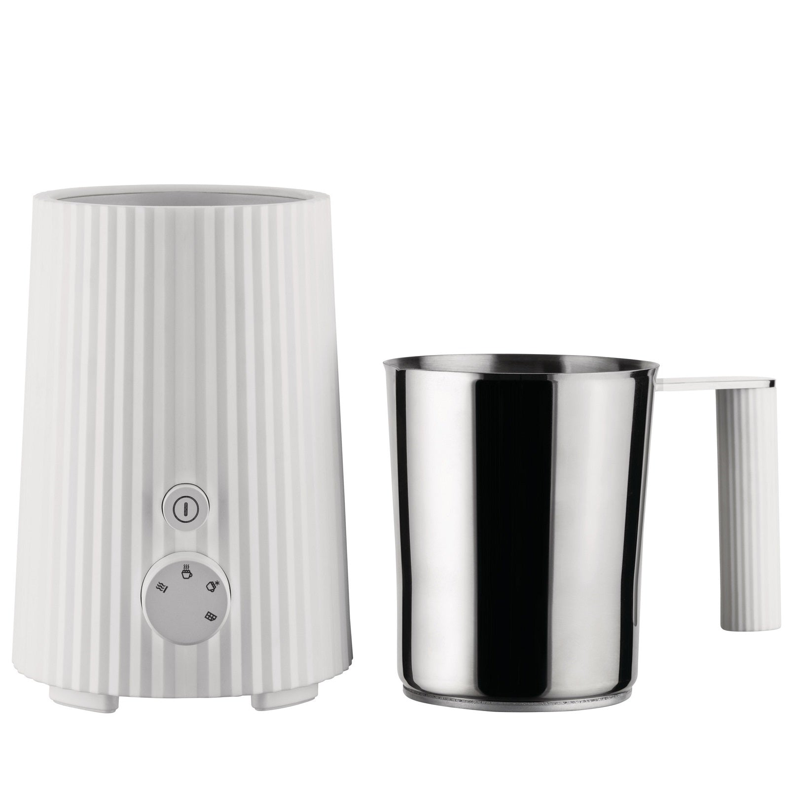Alessi Plisse Süt Köpürtücü Beyaz 350 ml