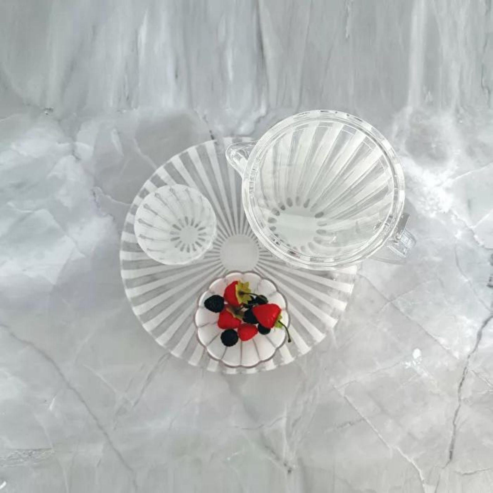 Guzzini Dolce Vita Yuvarlak Tepsi Sedef 31 cm