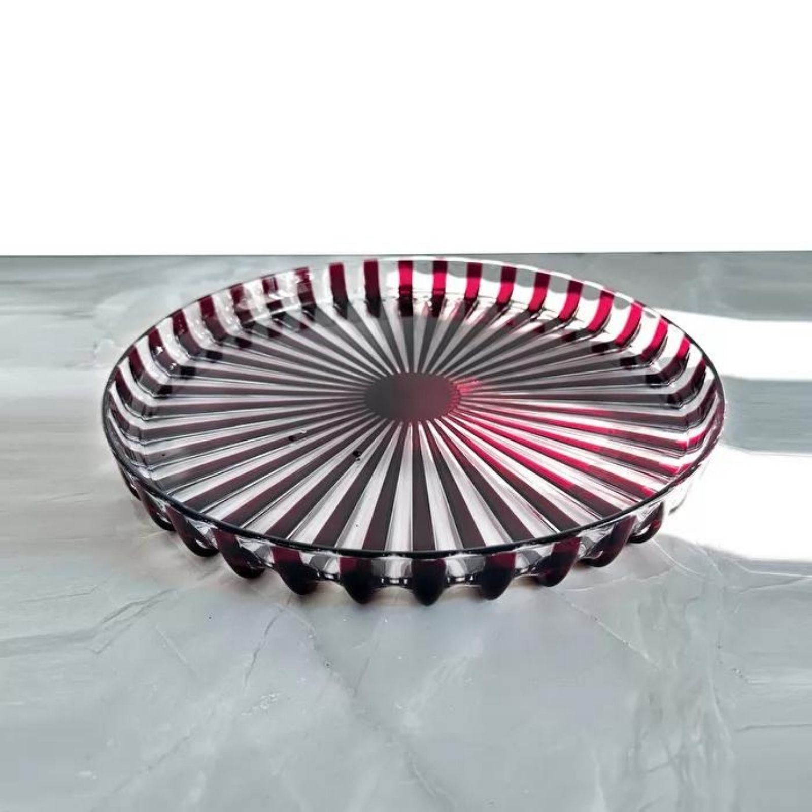 Guzzini Dolce Vita Yuvarlak Tepsi 31 cm Mor
