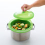 Lekue Collapsible Steamer Yeşil Silikon Buharda Pişirme Tenceresi