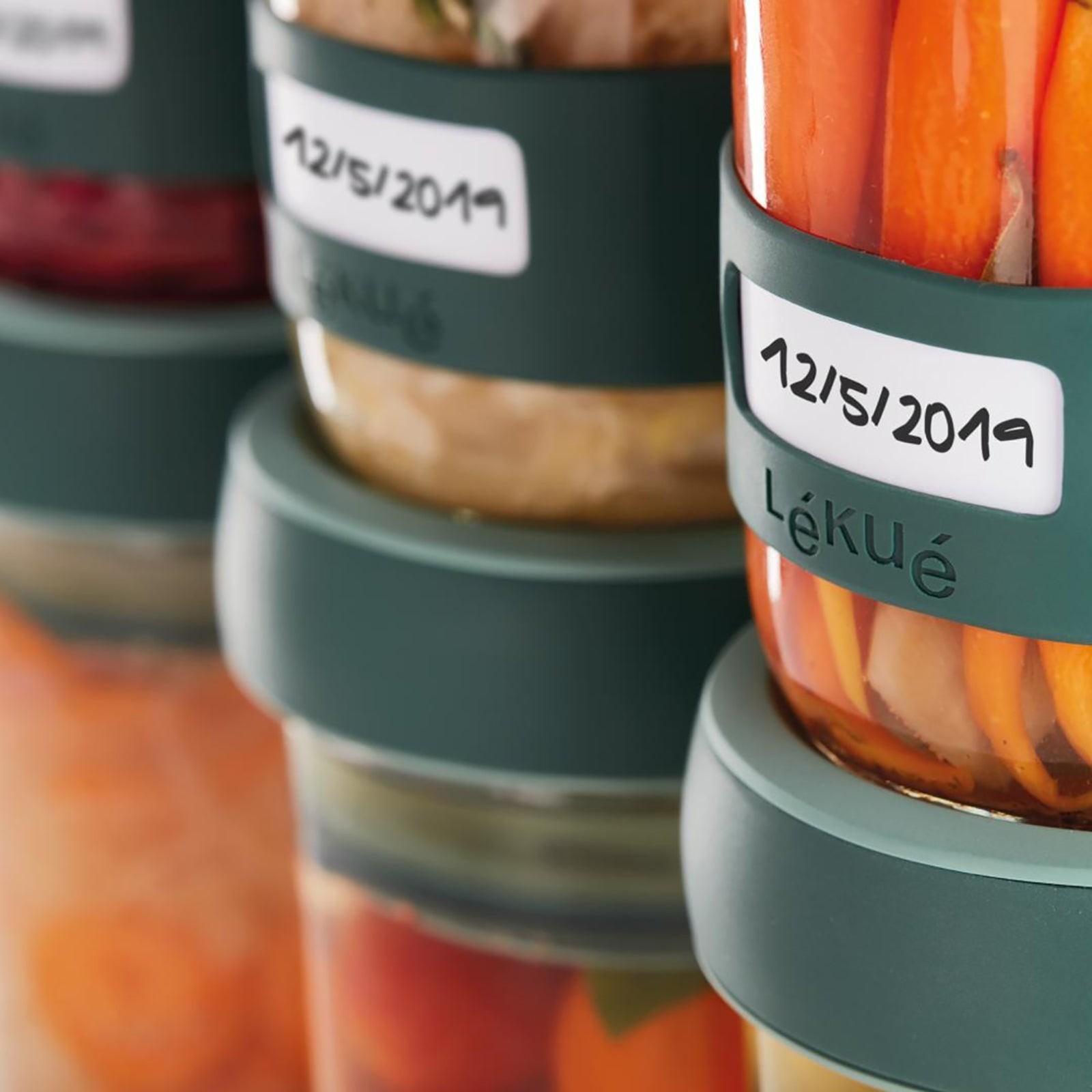Lekue Yeşil Turşu Kapları 700 ml