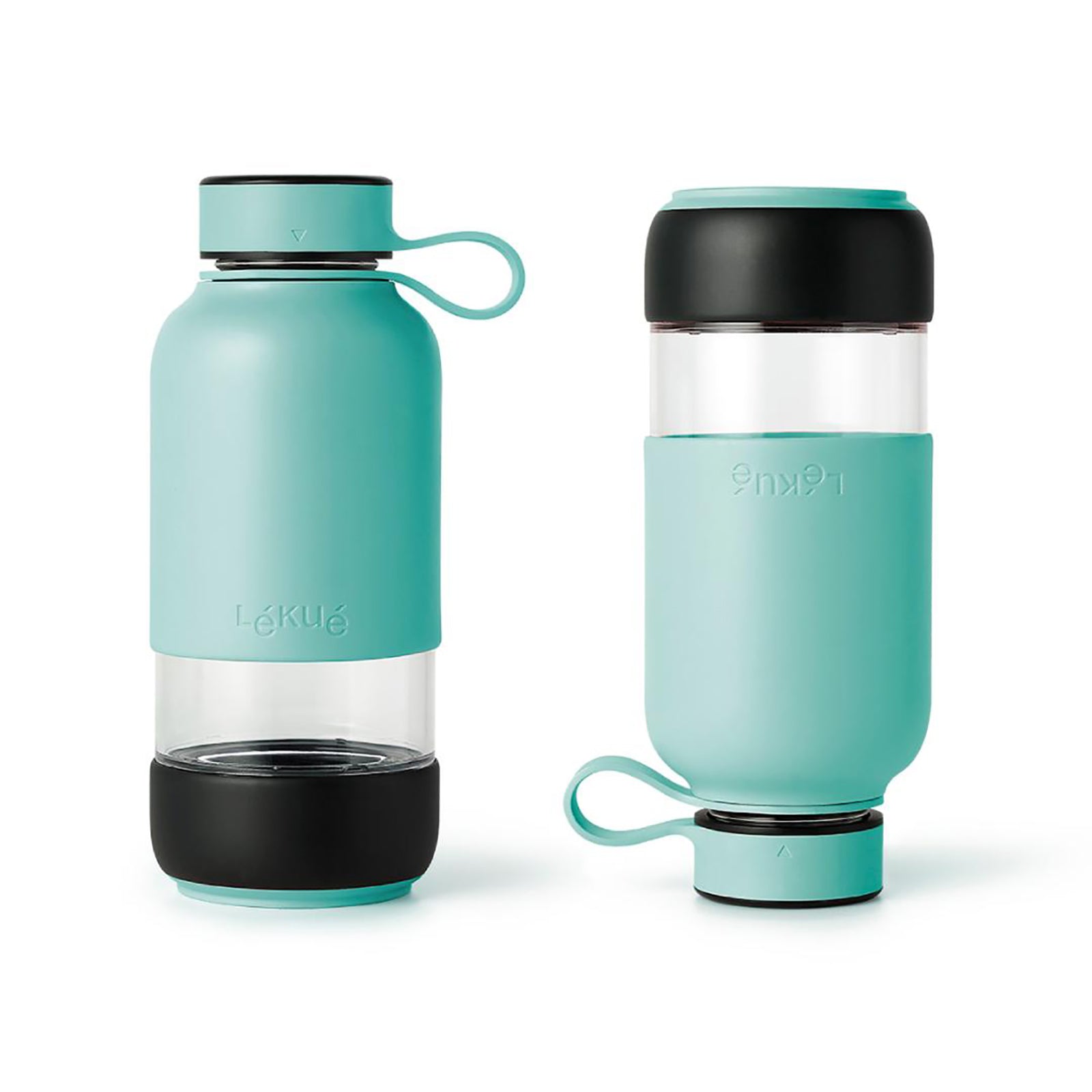 Lekue To Go Turkuaz Filtreli Su Şişesi - 600 ml