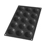 Lekue Tartelette Mould 15'li Siyah Silikon Tartalette Kalıbı