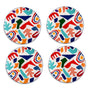 Jumbo Amorphe 4'lü Pasta Tabağı 20 cm