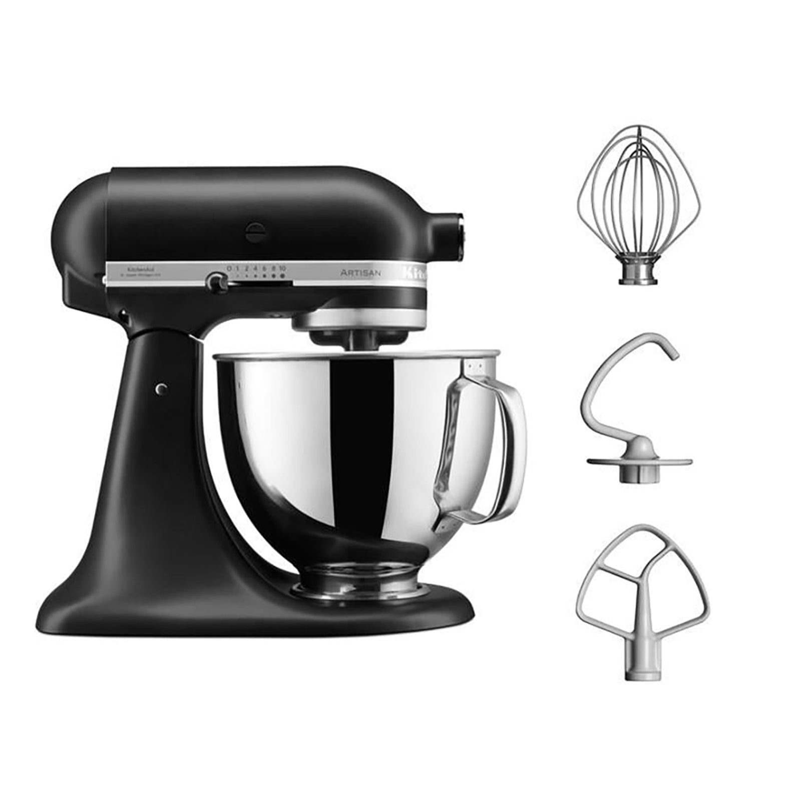 Kitchenaid Stand Mikser 4.8 Litre Matte Black 5KSM125EBM