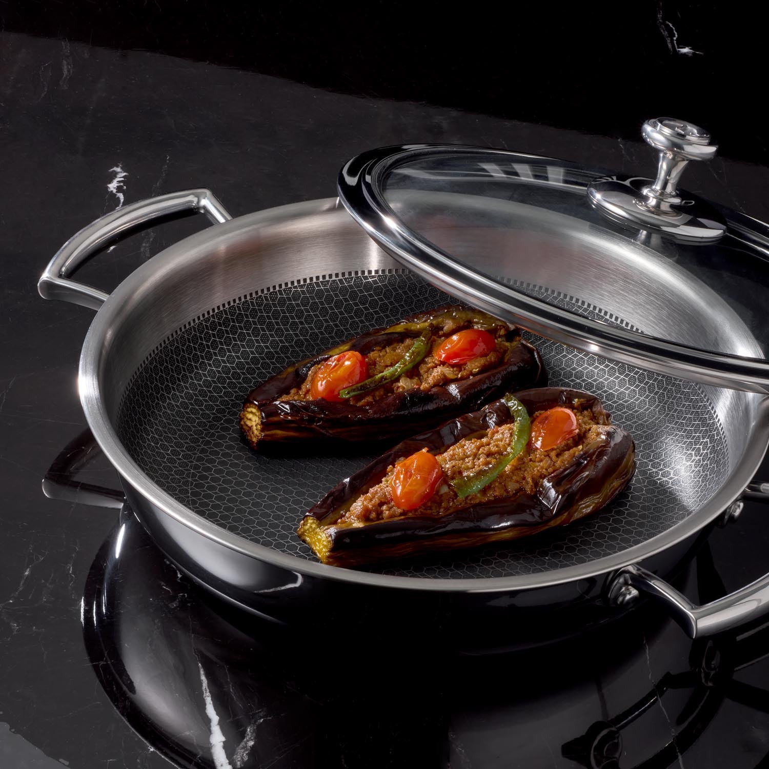 Jumbo Gourmet 26 cm Çelik Pilav Tenceresi