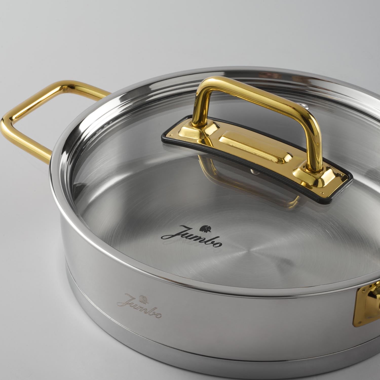 Jumbo Assos 6 Parça Titanyum Gold Midi Sahan Seti