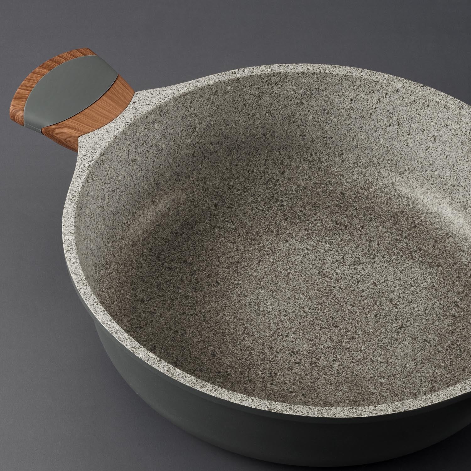 Jumbo Stone 7 Parça Granit Tencere Seti
