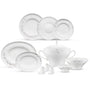 Jumbo Lace Leaf 62 Parça 12 Kişilik Yemek Takımı