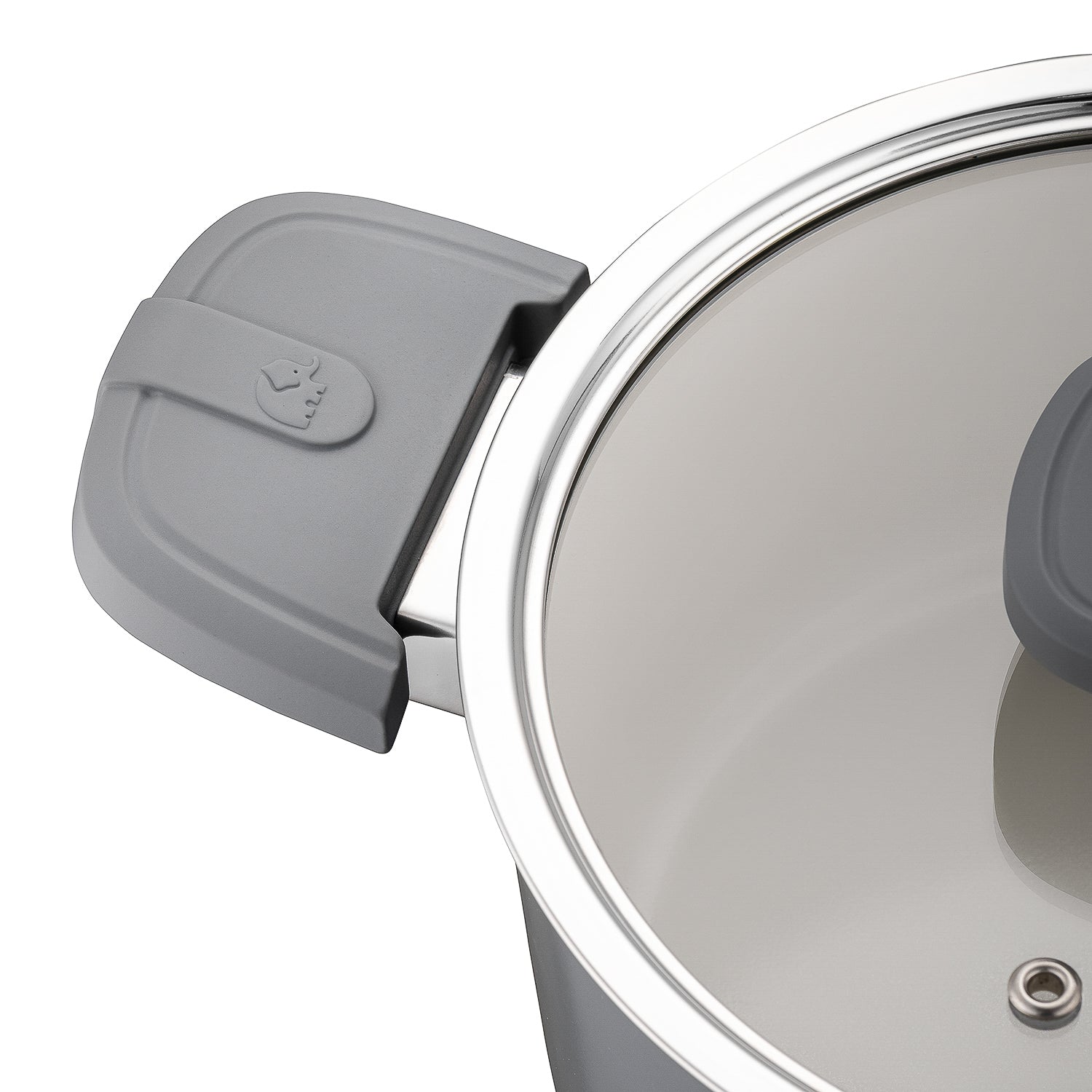 Jumbo Swiss Crystal Grey 5 Parça Tencere Seti