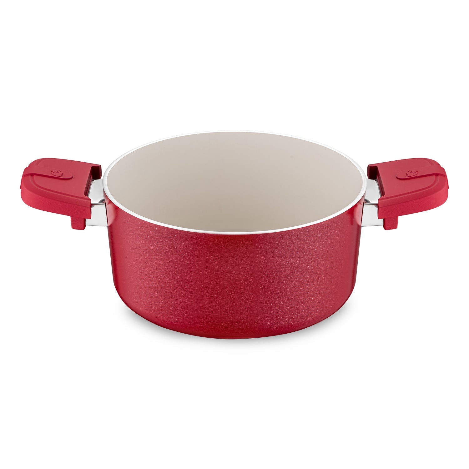 Jumbo Swiss Crystal Red 7 Parça Tencere Seti