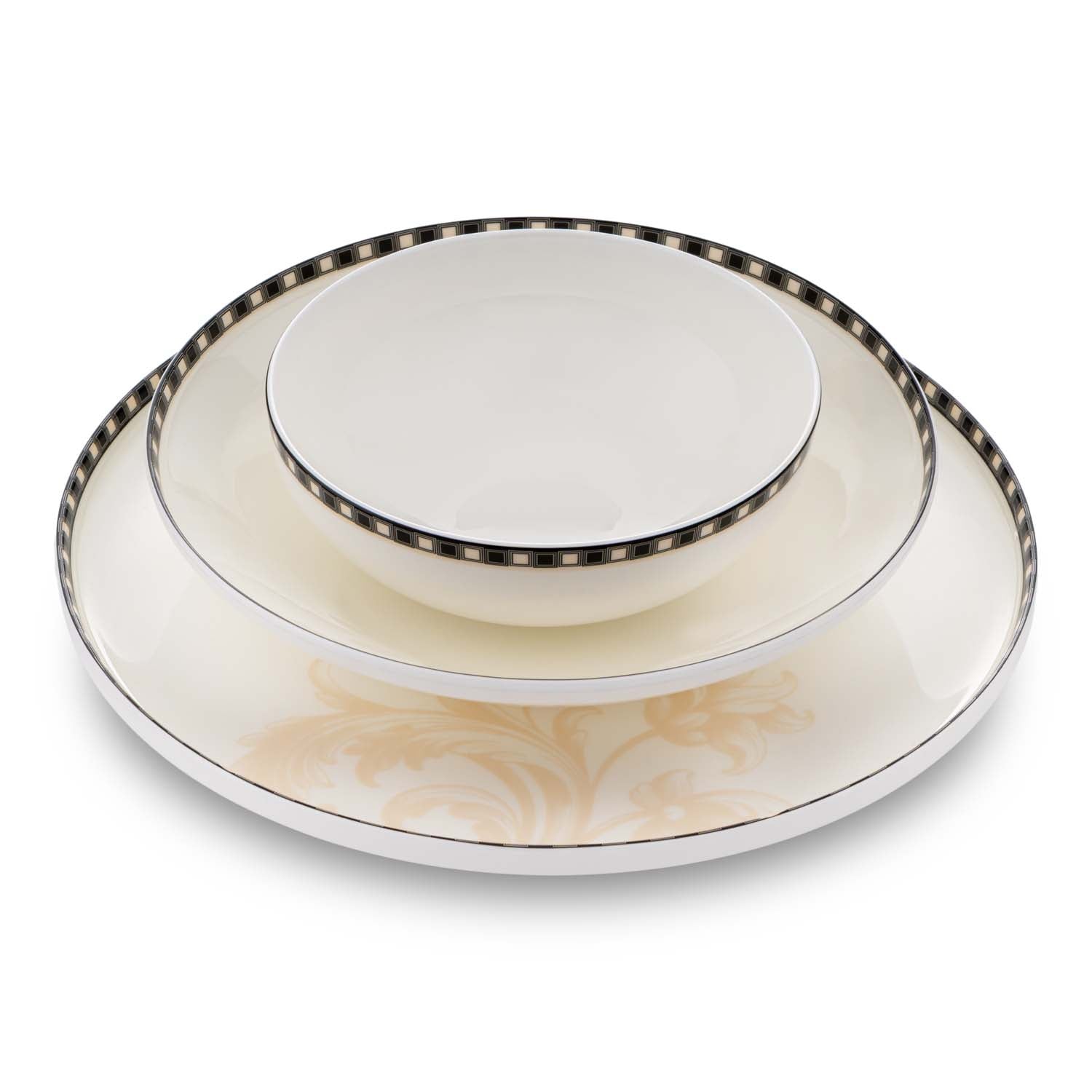 Jumbo New Baroque 24 Parça 6 Kişilik Yemek Takımı