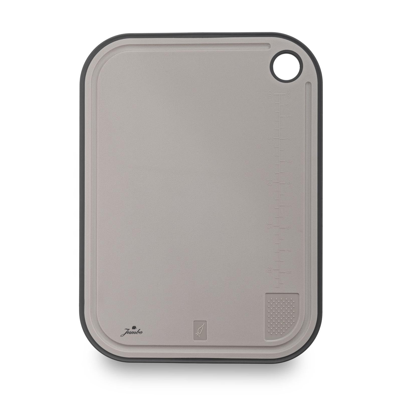 Jumbo Smart Grey Kesme Tahtası ve 2'li Bıçak Seti