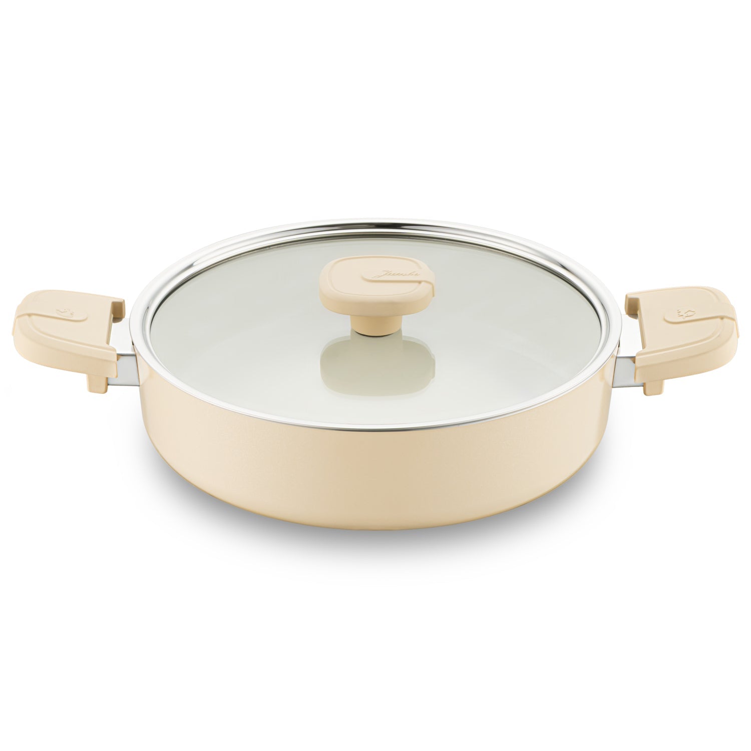 Jumbo Swiss Crystal Dark Cream 7 Parça Tencere Seti
