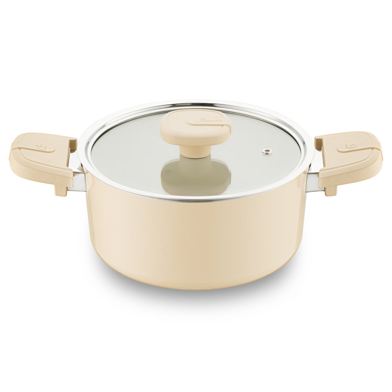 Jumbo Swiss Crystal Dark Cream 7 Parça Tencere Seti