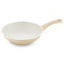 Jumbo Swiss Crystal Dark Cream Wok Tava 28 cm