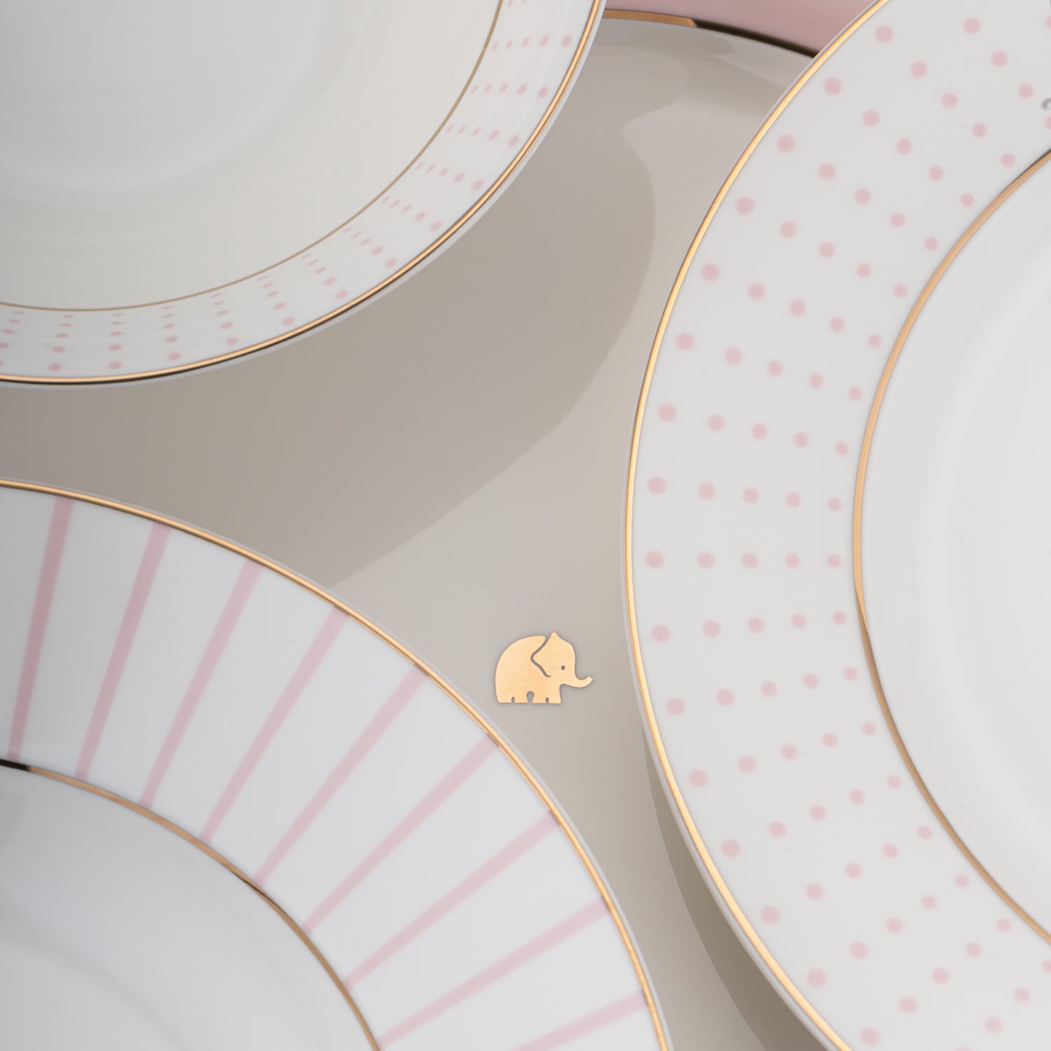 Jumbo Navy 24 Parça 6 Kişilik Yemek Takımı Pink