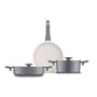 Jumbo Swiss Crystal Grey 5 Parça Tencere Seti