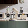 Homend 5'li Vintage Set Krem (Kahve Makinesi+Stand Mikser+ Blender+Ekmek Kızartma Makinesi+Kettle)