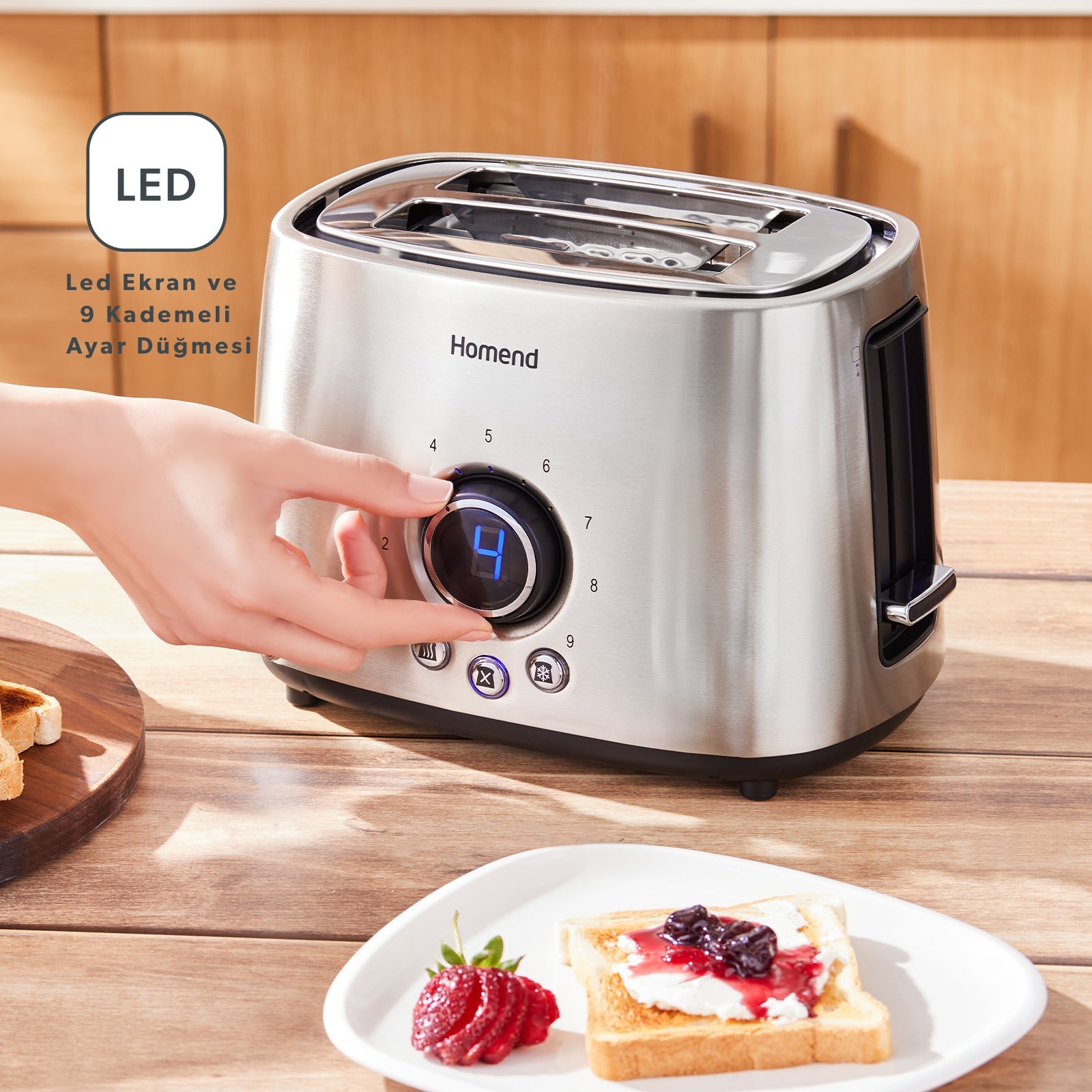 Homend Breadfast 1502H Ekmek Kızartma Makinesi