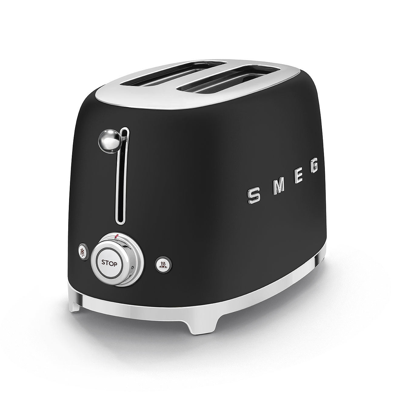 Smeg 2X2 Ekmek Kızartma Makinesi Mat Black TSF01BLMEU