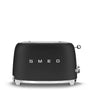 Smeg 2X2 Ekmek Kızartma Makinesi Mat Black TSF01BLMEU