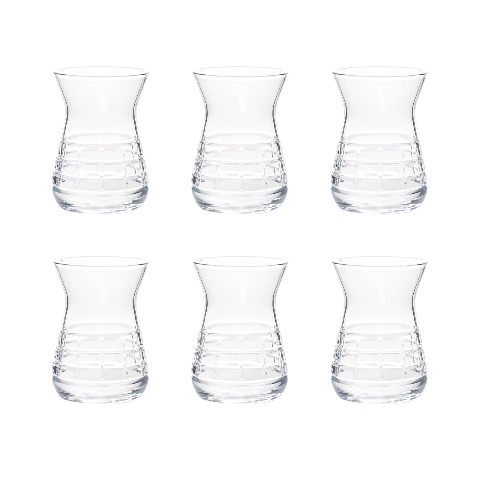 Jumbo Classy 6'lı Çay Bardağı